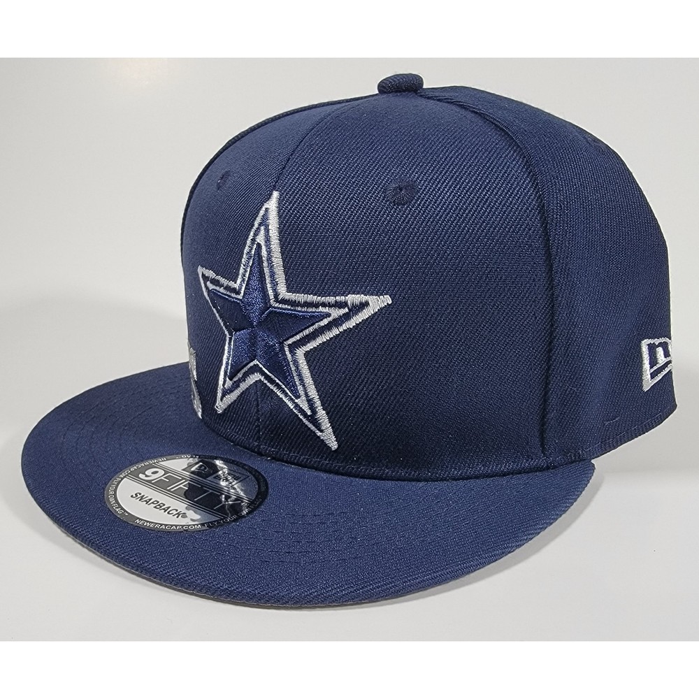 Dallas Cowboys New Era Blue Adjustable Snapback Hat Side Split NFL Football Cap - Picture 4 of 9